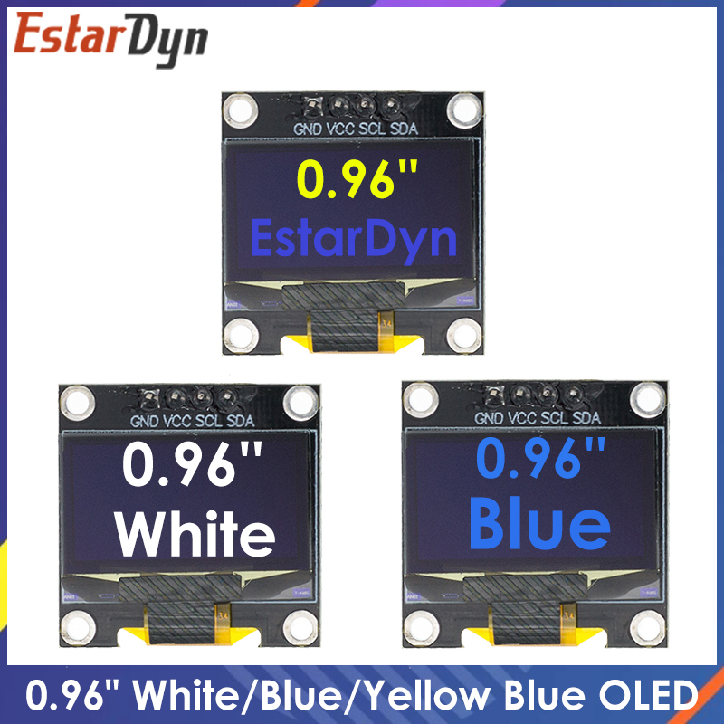 Oled Display 0.96 - 0.96 인치 IIC SPI 직렬 7/4Pin