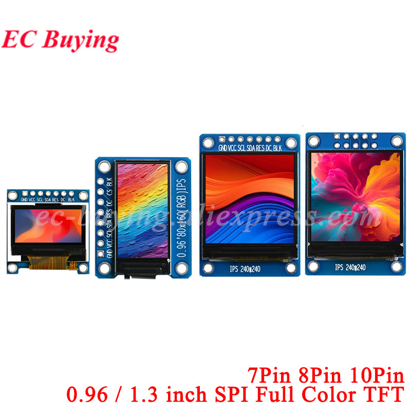 Oled Display 0.96 - 0.96 1.3인치 IPS TFT 디스플레이 7P