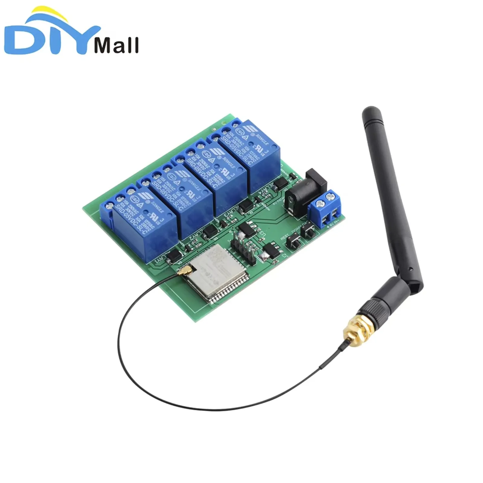 Relay Module 4 Channel - ESP32 4채널 무선 릴레이 모듈, 홈