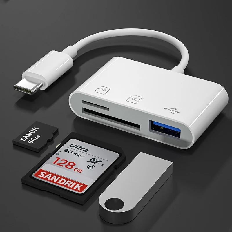 Sd Card Module - 3-in-1 Type-C to USB-C OTG 어댑터