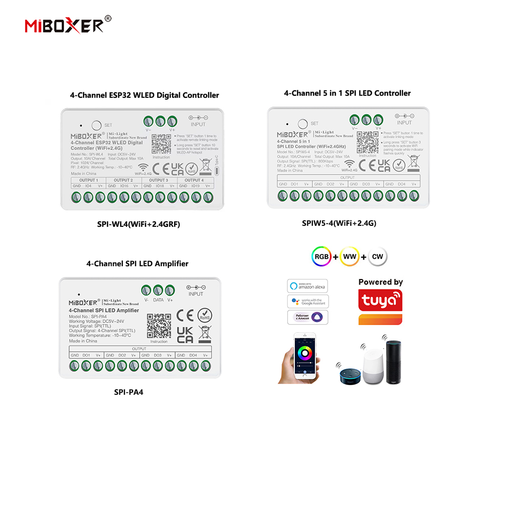 Miboxer SPIW5-4 5in1 SPI LED 컨 - Ws2812B 리뷰 및 가격