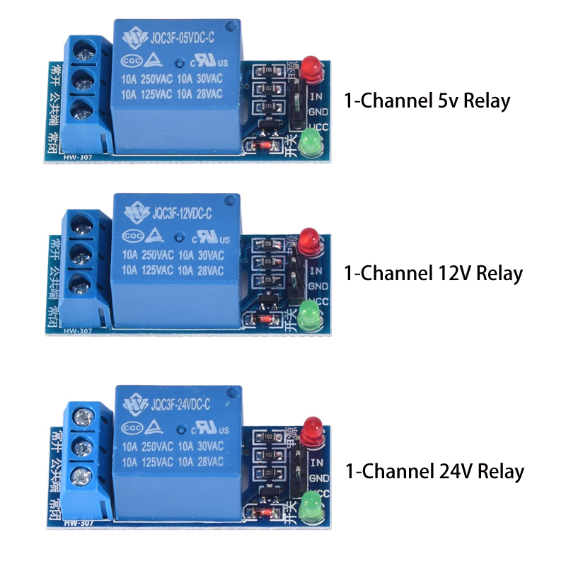 DC 5V 12V 24V 1 2 4 6 8 채널 릴레이 - Relay Module 4 Channel 리뷰 및 가격
