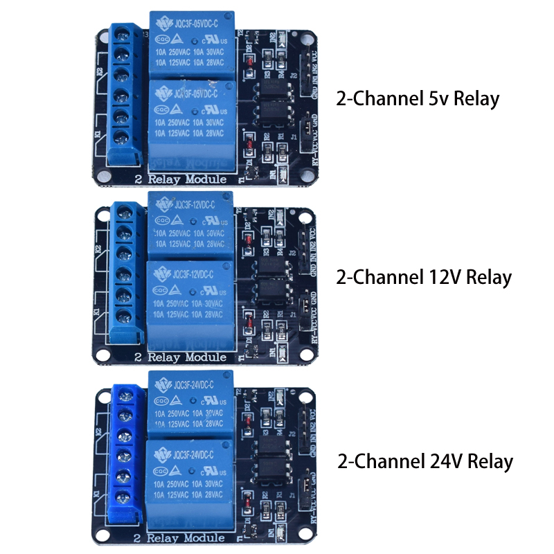 DC 5V 12V 24V 1 2 4 6 8 채널 릴레이 - Relay Module 4 Channel 리뷰 및 가격