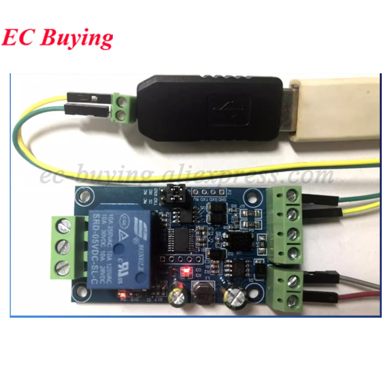 Modbus RTU 릴레이 모듈 1 2 4 채널 7-2 - Relay Module 4 Channel 리뷰 및 가격