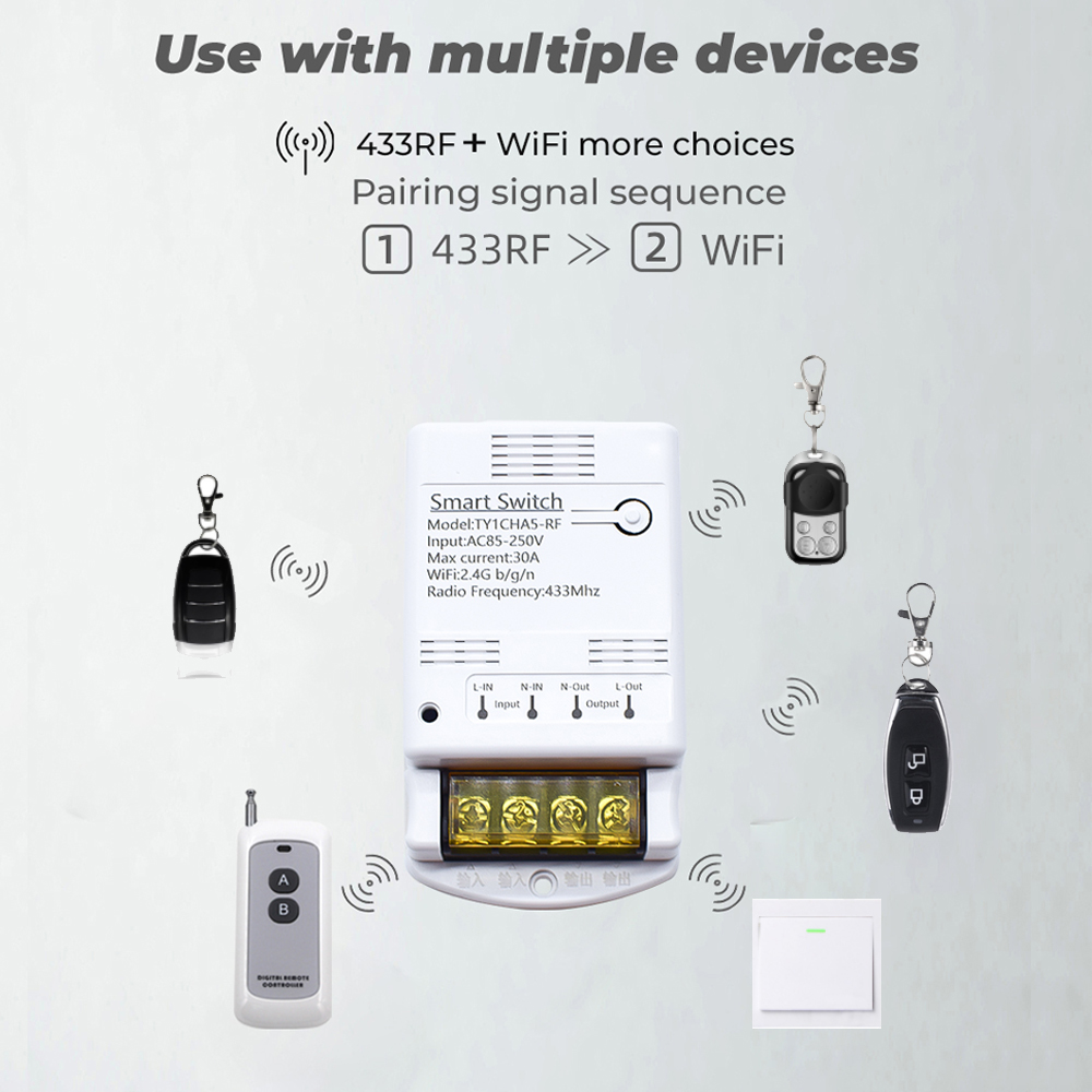 Wifi 30A 6600W 4000W Tuya 스마트  - Ir Remote Module 리뷰 및 가격