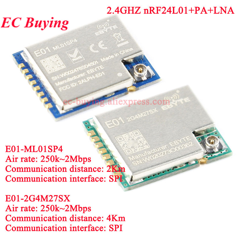 10Pcs/1pc E01-2G4M27SX ML01SP4 - Nrf24L01 리뷰 및 가격