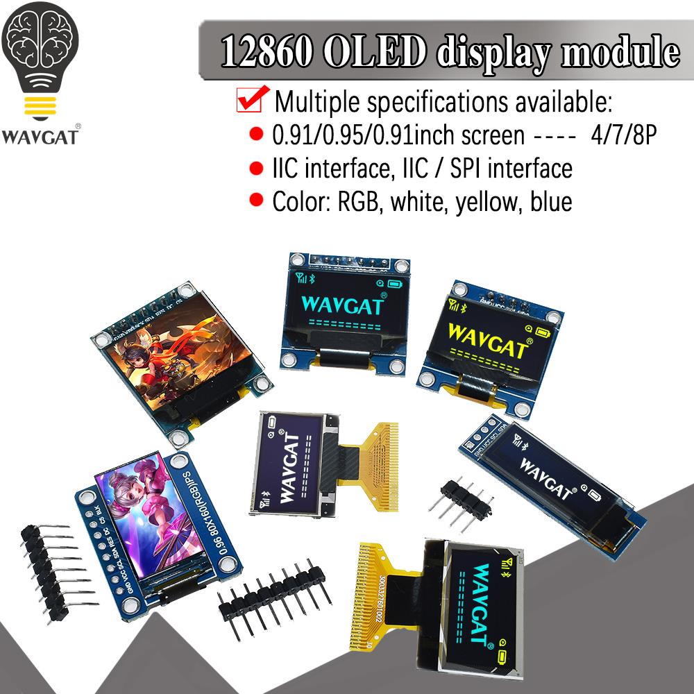 흰색 노란색 파란색 4핀 7핀 128X64 OLED L - Oled Display 0.96 리뷰 및 가격