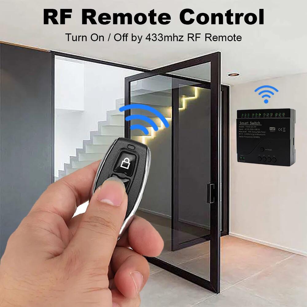블랙 스타일 Tuya 4CH Wifi 스마트 가전 제어 - Relay Module 4 Channel 리뷰 및 가격