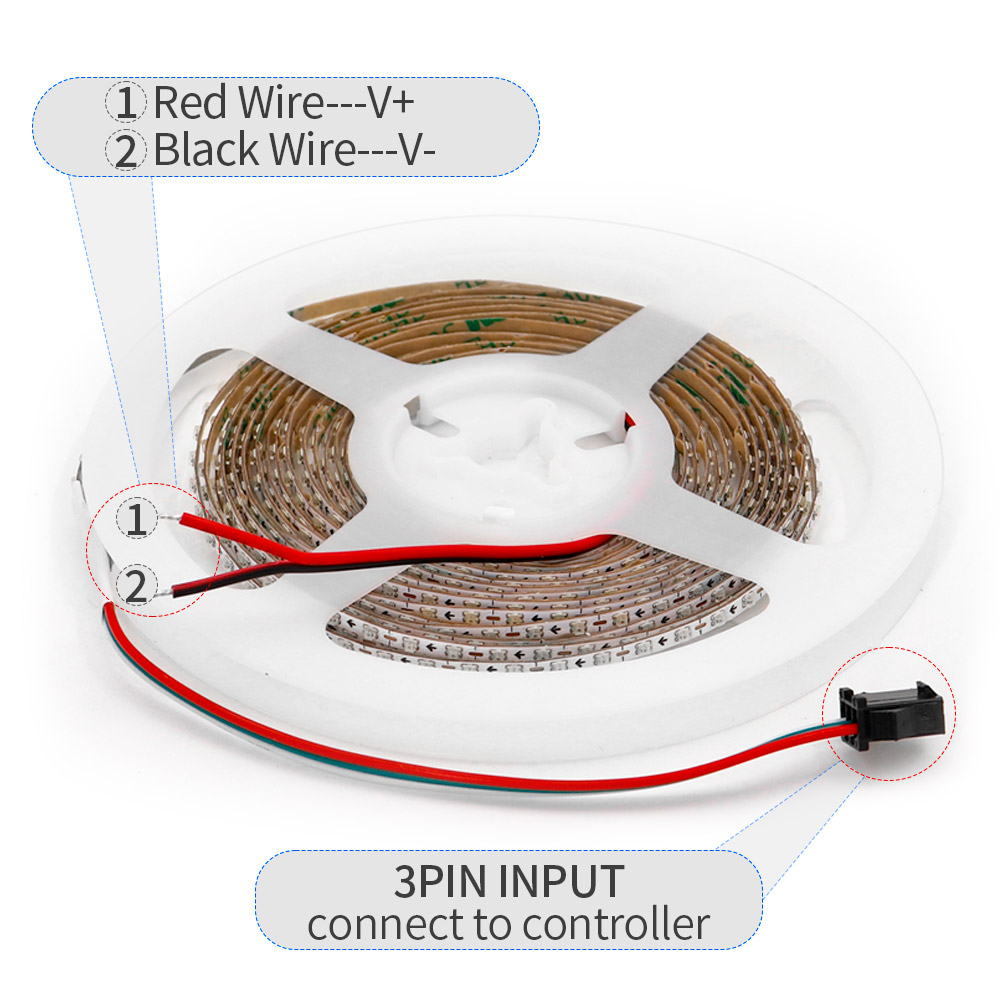 2.7mm WS2812B LED 스트립 초슬림 흰색 P - Ws2812B Strip 5V 리뷰 및 가격