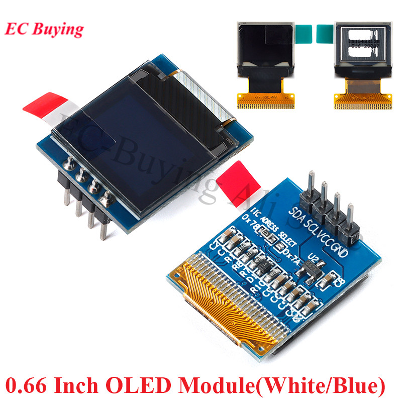 0.66 인치 OLED LCD 디스플레이 모듈 64X4 - Ssd1306 리뷰 및 가격