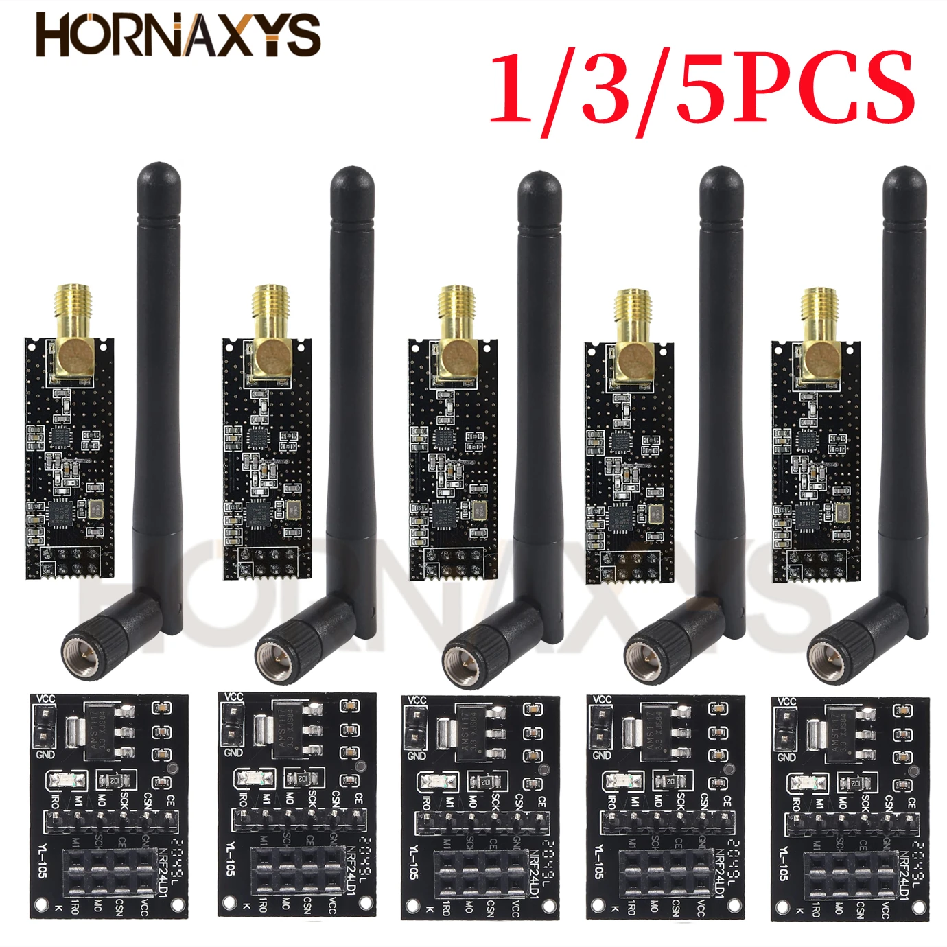 5 Uds NRF24L01 + PA + LNA 무선 트 - Nrf24L01 리뷰 및 가격