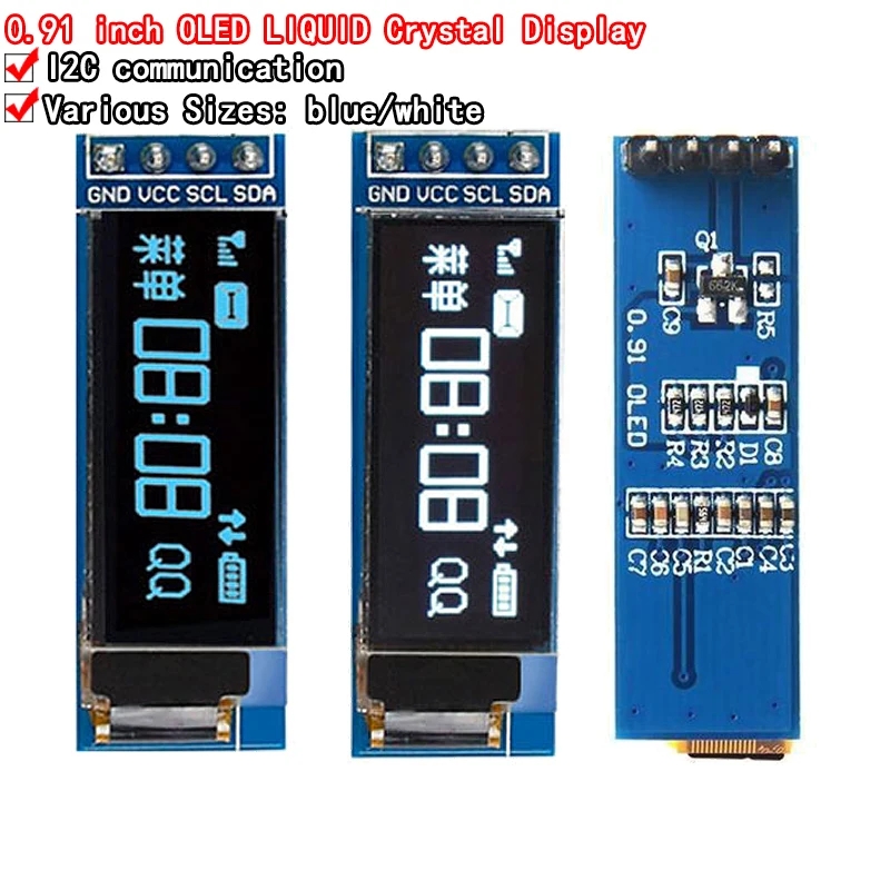 0.91 인치 OLED 디스플레이 모듈, I2C 인터페 - Ssd1306 리뷰 및 가격